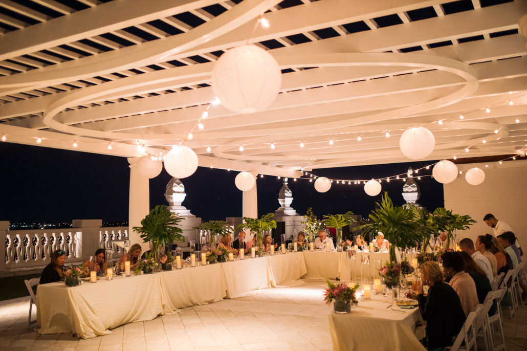 Baha Mar 25th Floor Terrace Wedding Reception