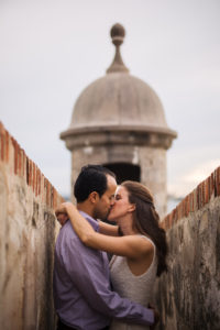 old san juan engagement photography session